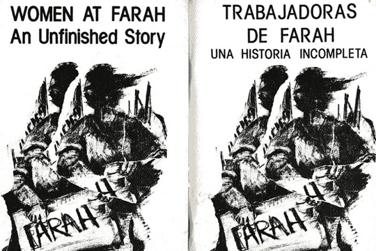 Book cover of Women at Farah: An ​​​​Unfinished Story (in English and Spanish)
